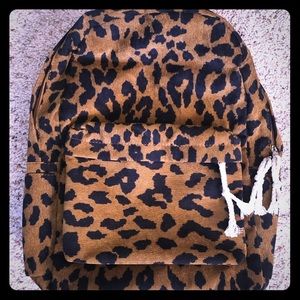 Leopard Print Backpack